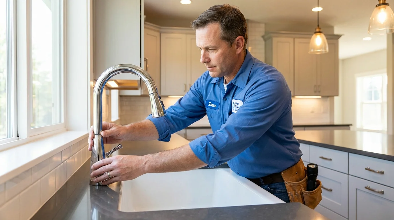 Kitchen faucet installation by Johns Plumbing LLC in Durango