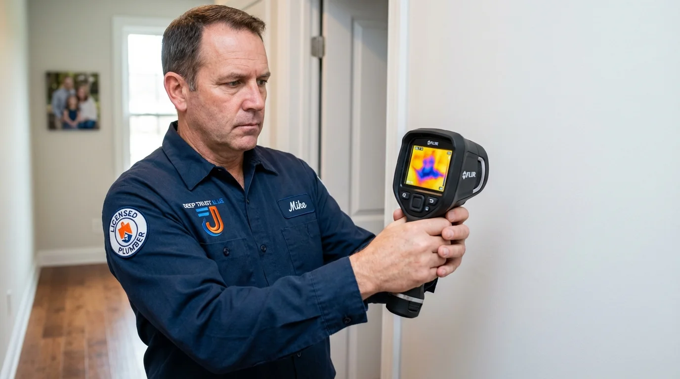 Thermal imaging leak detection by Johns Plumbing LLC in Durango